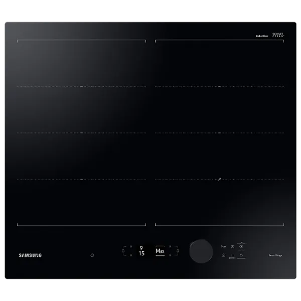 Plită încorporabilă cu inducție Samsung NZ64B7799FK/ WT Vitroceramică/ Black photo 1