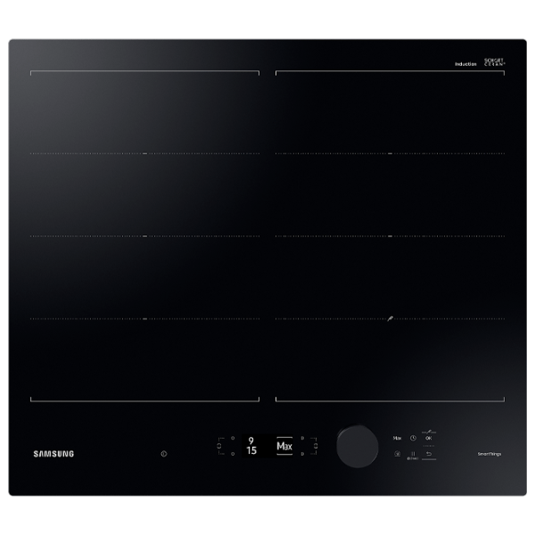 Plită încorporabilă cu inducție Samsung NZ64B7799FK/ WT Vitroceramică/ Black photo 1