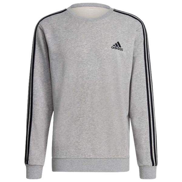 Hanorac pentru bărbați Adidas Sweater Essentials Fleece 3S Drept/ Gray photo 1