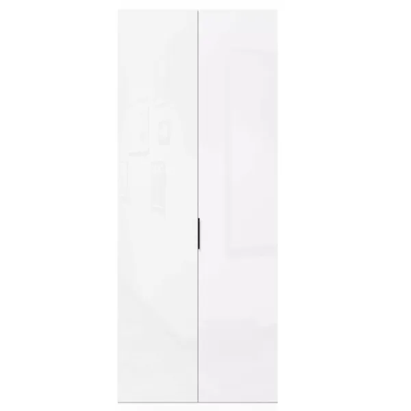 Шкаф Линейный Fabrik Home Hardy 90 x 55см x 220 / ЛДСП / Белый глянец photo 1