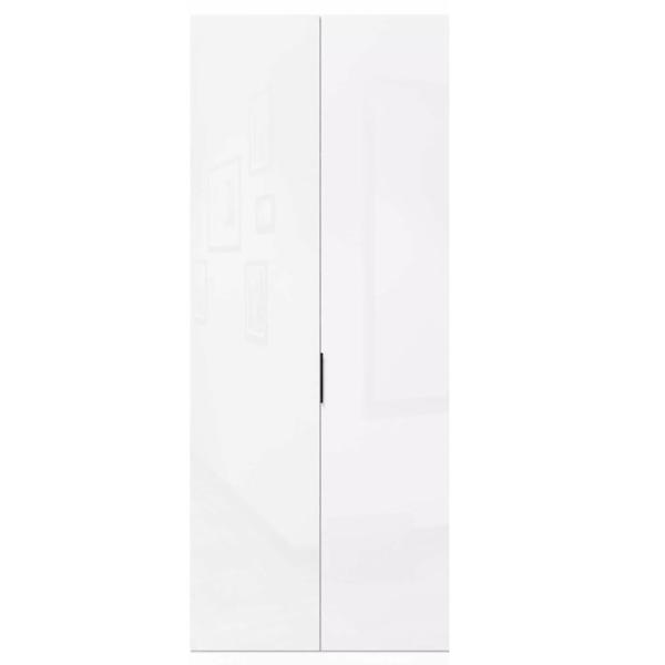 Шкаф Линейный Fabrik Home Hardy 90 x 55см x 220 / ЛДСП / Белый глянец photo 1