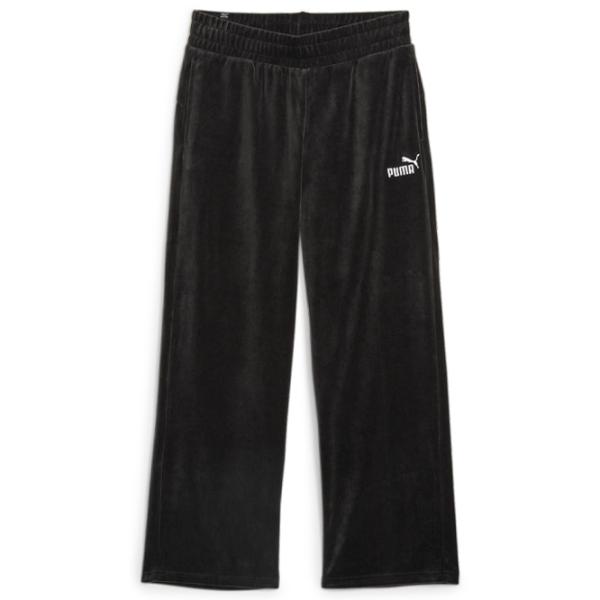 Pantaloni sportivi pentru femei Puma Ess Elevated Velour Straight Pants XS/ Black photo 1 Pantaloni sportivi pentru femei Puma Ess Elevated Velour Straight Pants XS/ Black photo 1