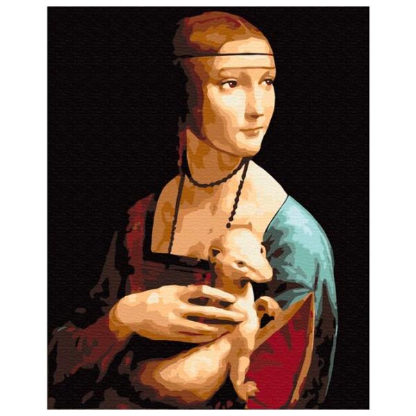 Картина по номерам BrushMe Дама с горностаем. Леонардо да Винчи 50 x 40 см/ Вертикальная photo 1 Картина по номерам BrushMe Дама с горностаем. Леонардо да Винчи 50 x 40 см/ Вертикальная photo 1