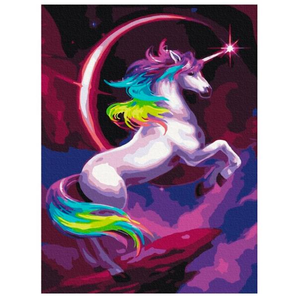 Картина по номерам BrushMe Сказочный радужный единорог 40 x 30 cm/ Вертикальная photo 1 Картина по номерам BrushMe Сказочный радужный единорог 40 x 30 cm/ Вертикальная photo 1