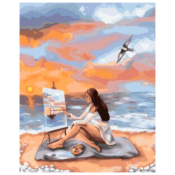Картина по номерам BrushMe Море вдохновения 50 x 40 см/ Вертикальная photo 1