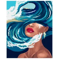 Картина по номерам BrushMe Океан мыслей 50 x 40 см/ Вертикальная