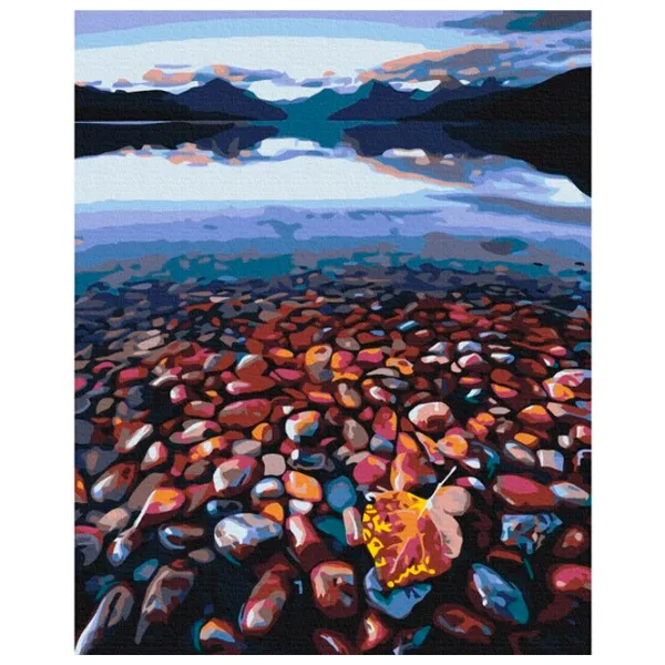 Pictură pe numere BrushMe Coasta stâncoasă 50 x 40 cm/ Verticală photo 1 Pictură pe numere BrushMe Coasta stâncoasă 50 x 40 cm/ Verticală photo 1