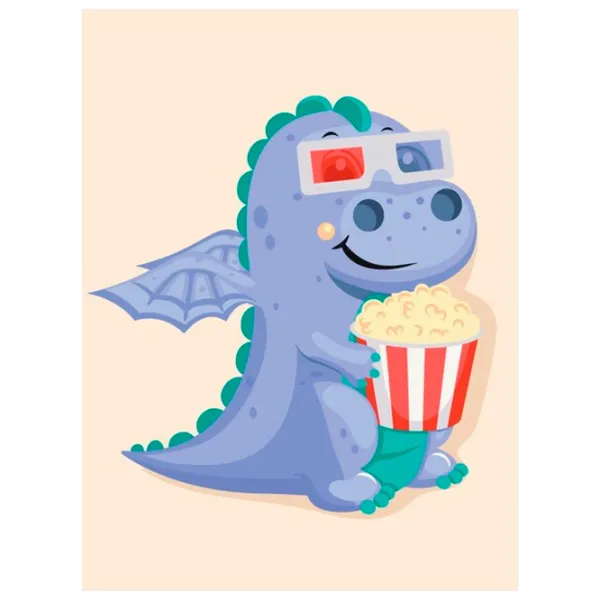 Картина по номерам BrushMe Фильм для дракона 40 x 30 cm/ Вертикальная photo 1 Картина по номерам BrushMe Фильм для дракона 40 x 30 cm/ Вертикальная photo 1