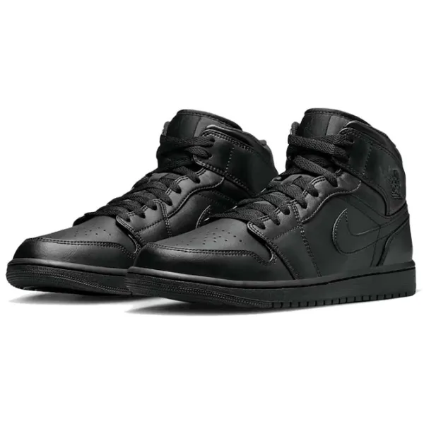 Ghete pentru bărbați Nike Jordan Mid1 Sneaker 40.5 / Black photo 1