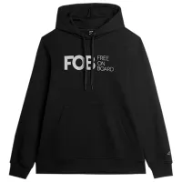 Hanorac pentru bărbați 4F 4FAW23TSWSM0713 Drept/ Black