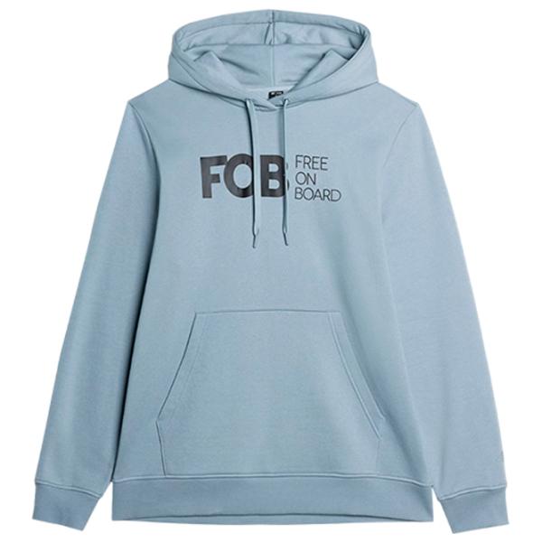 Hanorac pentru bărbați 4F 4FAW23TSWSM0713 Drept/ Blue photo 1