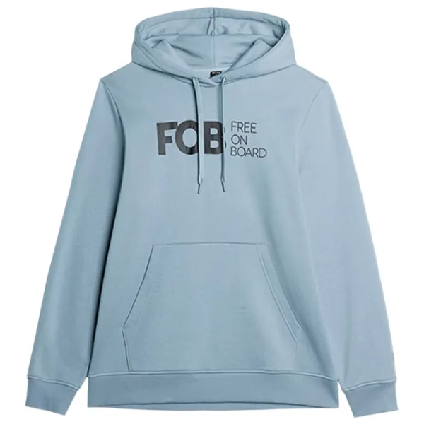 Hanorac pentru bărbați 4F 4FAW23TSWSM0713 Drept/ Blue photo 1