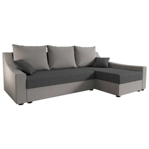 Canapea de colț Space Meble Ontario Right Sawana 05/ 21 (5597118) Pânză de iută/ Dark Gray photo 1 Canapea de colț Space Meble Ontario Right Sawana 05/ 21 (5597118) Pânză de iută/ Dark Gray photo 1