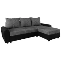 Canapea de colț Space Meble Dakar L Mikrofaza 1024/ D8 (5597229) Microfibră/ Gray