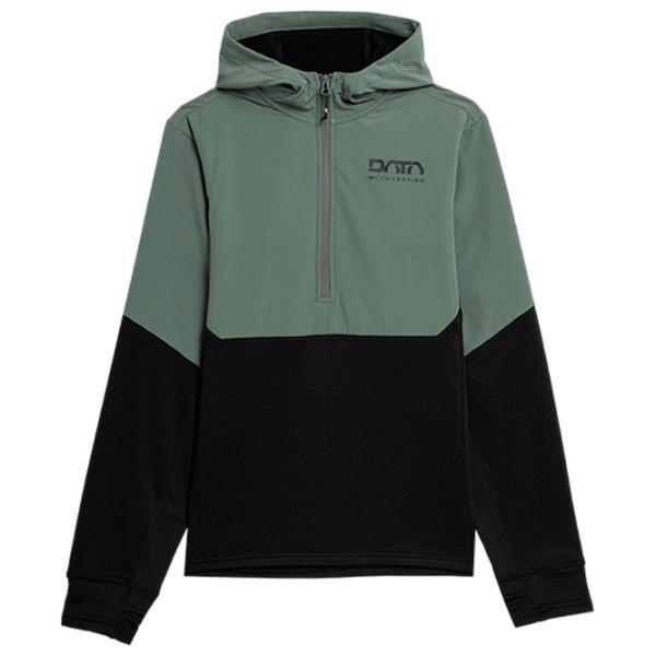 Hanorac pentru bărbați 4F 4FAW23TFLEM117 Strâmt/ Olive khaki photo 1