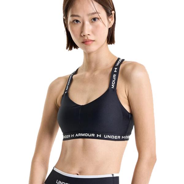 Bustieră pentru femei Under Armour Crossback Low-BLK Black photo 1 Bustieră pentru femei Under Armour Crossback Low-BLK Black photo 1