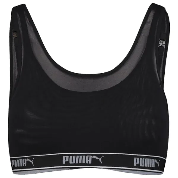 Bustieră pentru femei Puma Top Mesh Layered 1Hang Black photo 1