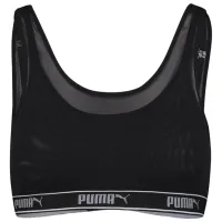 Bustieră pentru femei Puma Top Mesh Layered 1Hang Black