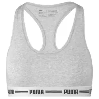 Топ для женщин Puma Racer Back Top 1Hang Серый