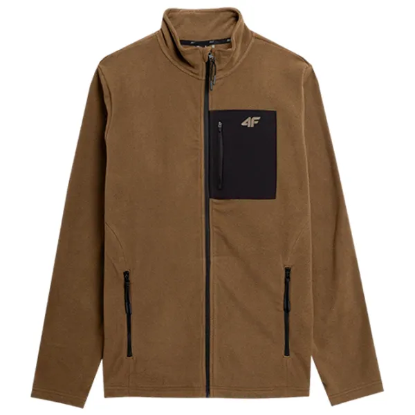 Hanorac pentru bărbați 4F 4FSS23TFLEM074 Drept/ Brown photo 1