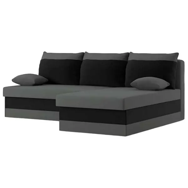 Canapea de colț Magnifico Deli Foam Right Mikro 27/ 15 (5702256) Velur/ Gray photo 1