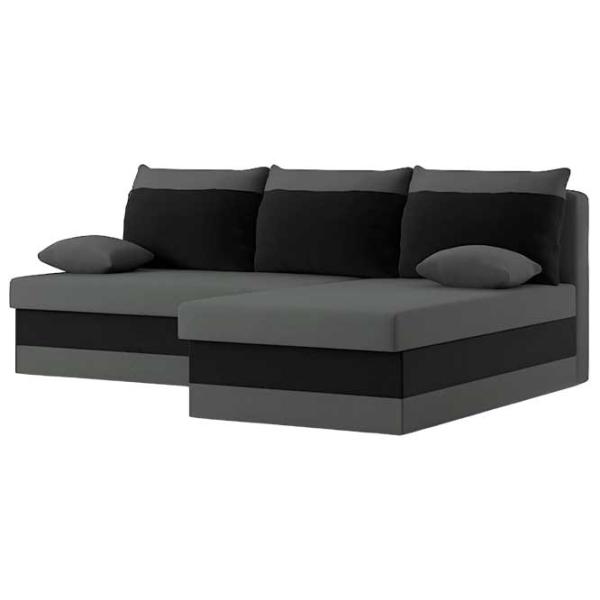 Canapea de colț Magnifico Deli Foam Right Mikro 27/ 15 (5702256) Velur/ Gray photo 1