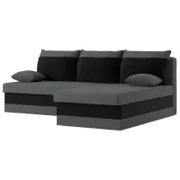 Угловой диван Magnifico Deli Foam Right Mikro 27/ 15 (5702256) Велюр/ Серый