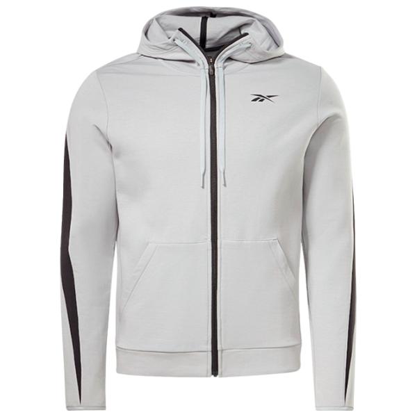 Hanorac pentru bărbați Reebok DreamBlend FZ Drept/ Grey photo 1 Hanorac pentru bărbați Reebok DreamBlend FZ Drept/ Grey photo 1