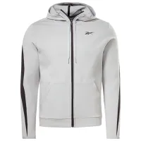Hanorac pentru bărbați Reebok DreamBlend FZ Drept/ Grey