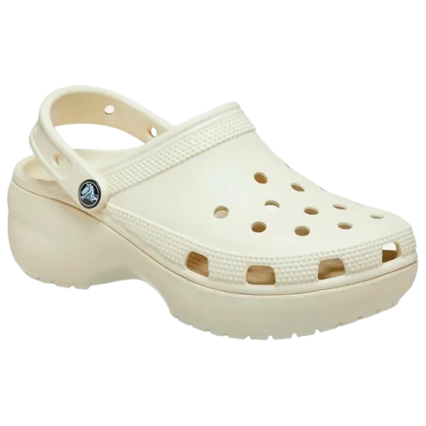 Сабо для женщин Crocs Classic Platform Clog W 38 - 39/ Слоновая кость photo 1