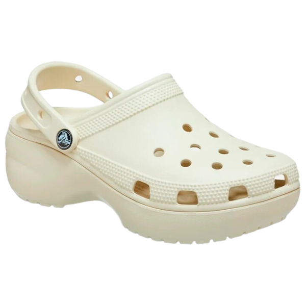 Сабо для женщин Crocs Classic Platform Clog W 38 - 39/ Слоновая кость photo 1