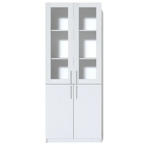 Витрина для гостиной Fabrik Home Office-Line №2 ЛДСП/ White photo 1