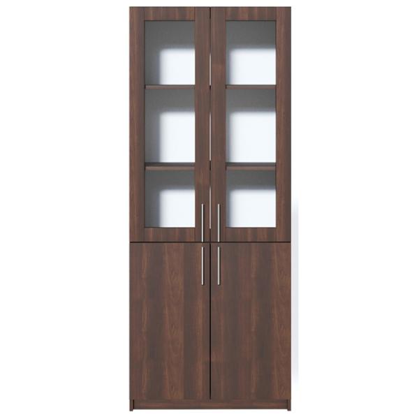 Dulap cu vitrină Fabrik Home Office-Line №2 LPAL/ Walnut photo 1