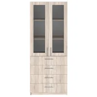 Витрина для гостиной Fabrik Home Office-Line №3 ЛДСП/ Дуб cонома