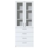 Витрина для гостиной Fabrik Home Office-Line №3 ЛДСП/ White