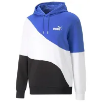 Hanorac pentru bărbați Puma Power Cat Hoodie Tr Drept/ Blue