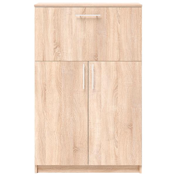 Шкаф Fabrik Home Office-Line №9 126см x 80см x 40см/ ЛДСП/ Дуб Сонома photo 1