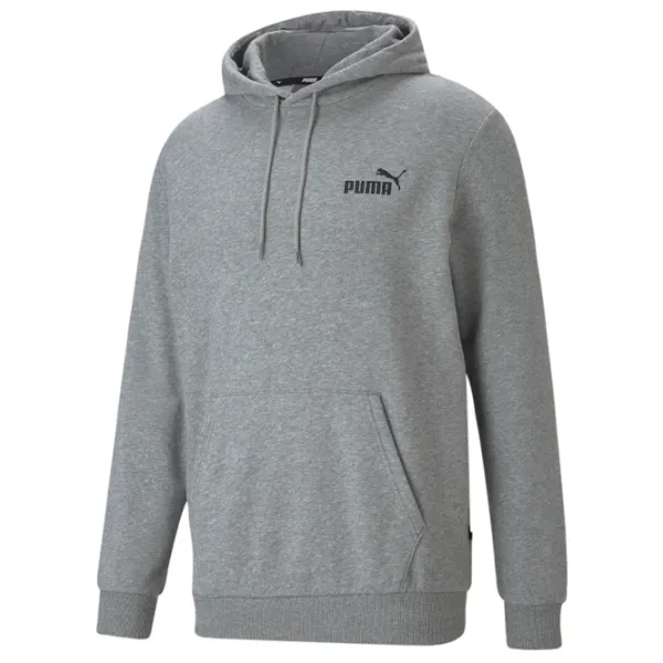 Hanorac pentru bărbați Puma Ess Small Logo Hoodie Tr Drept/ Gray photo 1