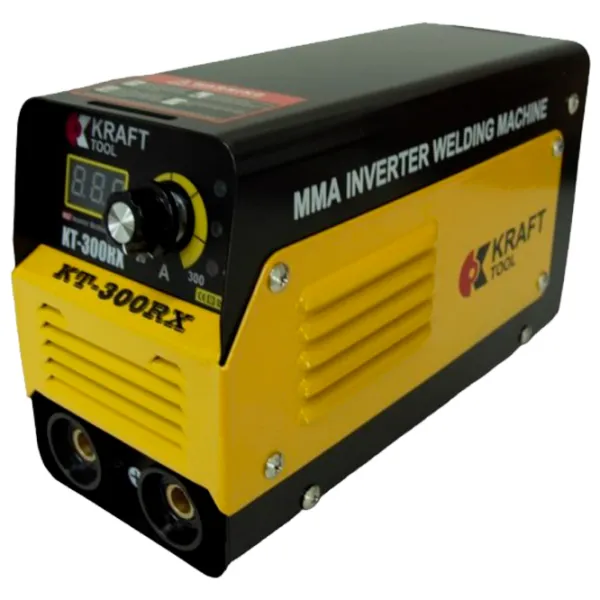 Aparat de sudat Kraft Tool KT300RX 230 V cu electrod (MMA)/ Yellow photo 1