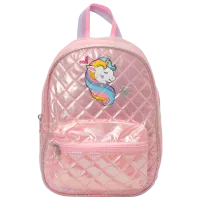 Ghiozdan pentru copii Polaris Shoes 3W Unıcorn Kapitone BPCK 3PR Pink Glitter Pink