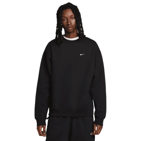Hanorac pentru bărbați Nike Solo Swoosh Fleece Crew Oversize/ Black photo 1