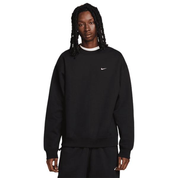 Hanorac pentru bărbați Nike Solo Swoosh Fleece Crew Oversize/ Black photo 1