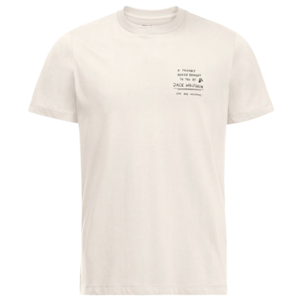 Футболка для мужчин Jack Wolfskin Journey T M 100% хлопок/ Бежевый photo 1