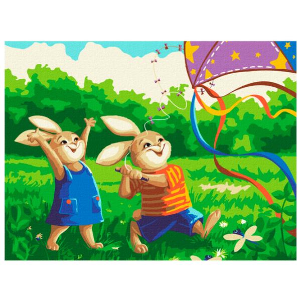 Картина по номерам BrushMe Игры на открытом воздухе 40 x 30 cm/ Горизонтальная photo 1