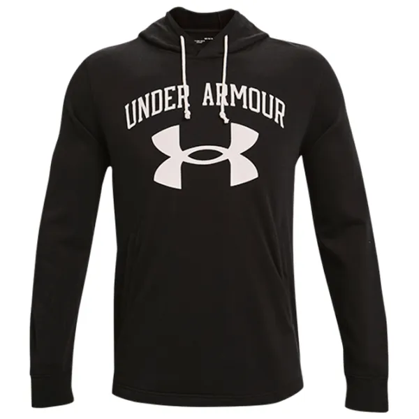 Hanorac pentru bărbați Under Armour Rival Terry Big Logo Drept/ Black photo 1 Hanorac pentru bărbați Under Armour Rival Terry Big Logo Drept/ Black photo 1