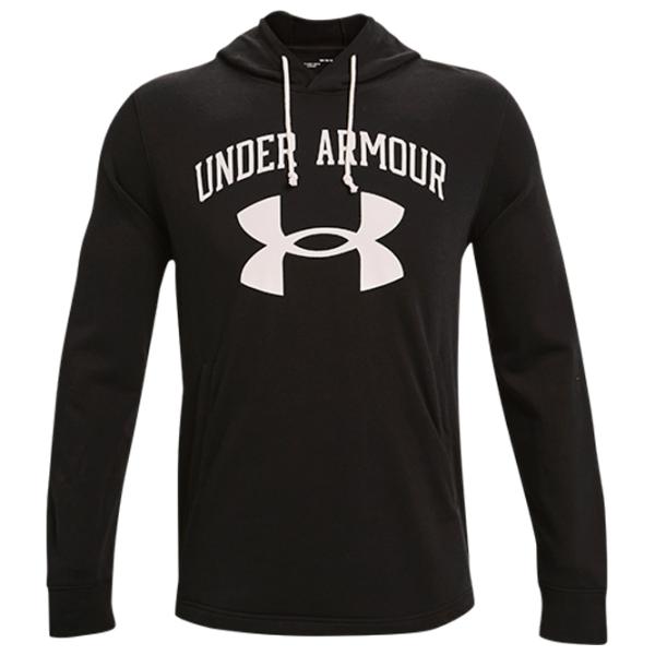 Hanorac pentru bărbați Under Armour Rival Terry Big Logo Drept/ Black photo 1 Hanorac pentru bărbați Under Armour Rival Terry Big Logo Drept/ Black photo 1