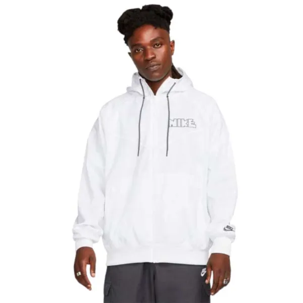 Jachetă pentru bărbați Nike M Nk Wr Wvn + Lnd Jkt Gx Hd Semi-sezon/ White photo 1