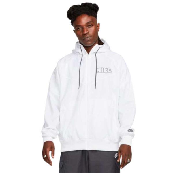 Jachetă pentru bărbați Nike M Nk Wr Wvn + Lnd Jkt Gx Hd Semi-sezon/ White photo 1