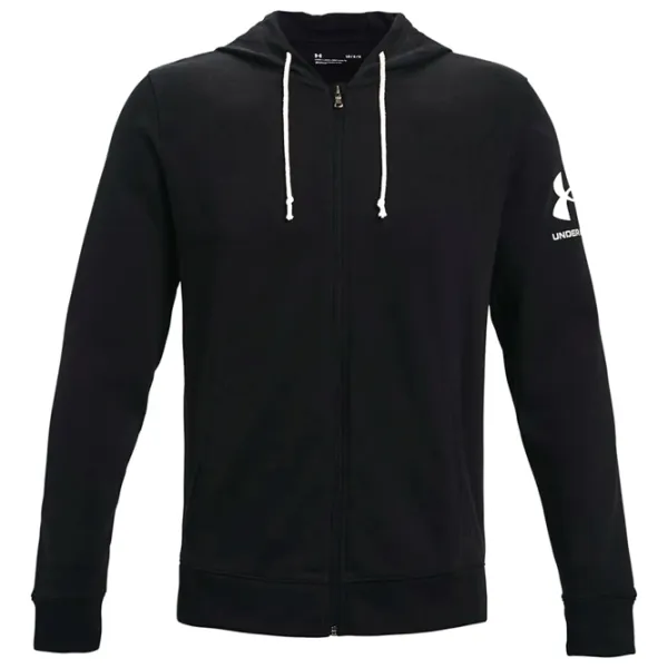 Hanorac pentru bărbați Under Armour Rival Terry Full Zip Drept/ Black photo 1 Hanorac pentru bărbați Under Armour Rival Terry Full Zip Drept/ Black photo 1