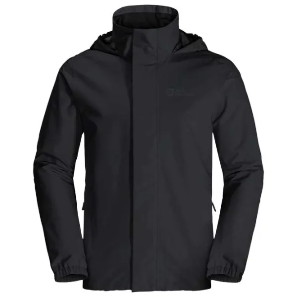 Ветровка для мужчин Jack Wolfskin Stormy Point 2L Jkt M Демисезонная/ Черный photo 1
